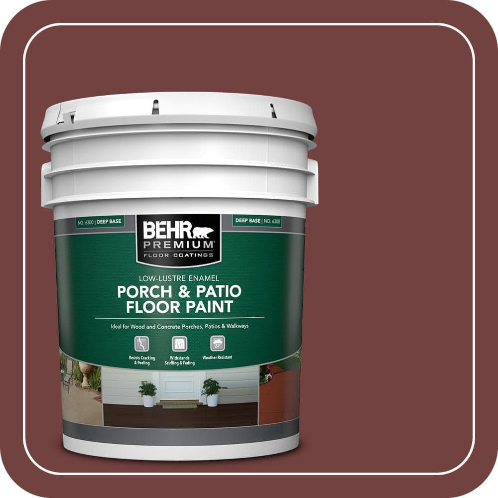 BEHR PREMIUM #ECC-27-1 Textured Low-Lustre Enamel Interior/Exterior Porch and Patio Anti-Slip Floor Paint (1)