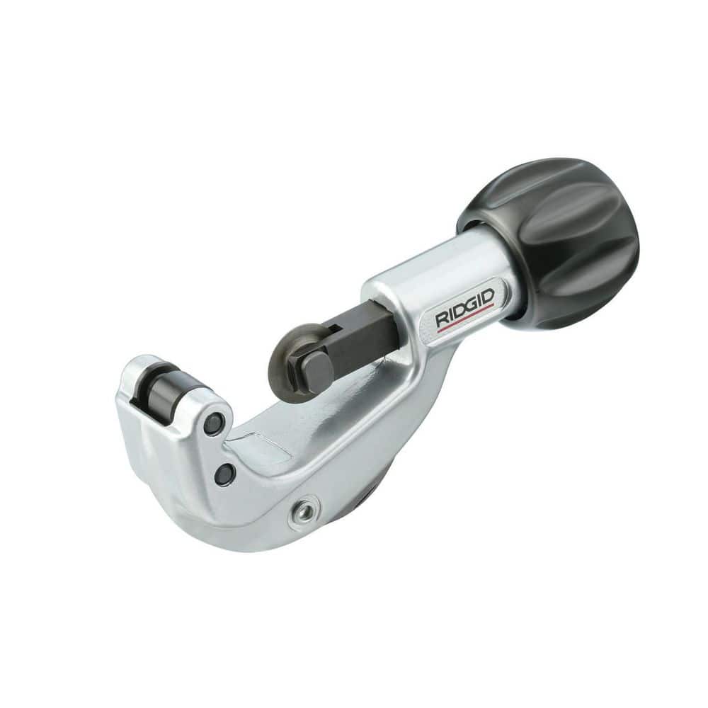 RIDGID 1/8 in.-1-1/8 in. Model 150 Constant Swing Copper Pipe and Copper Tubing Cutter w/ Easy Change Wheel Pin + Spare Wheel (3)