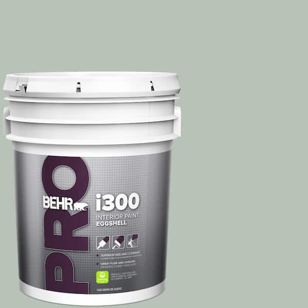 BEHR PRO 5 gal. #MQ6-18 Recycled Glass Eggshell Interior Paint (2)