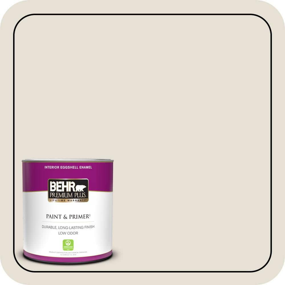 BEHR PREMIUM PLUS #N310-1 Sand Drift Enamel & Primer Color Sample