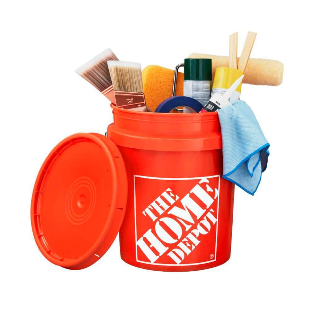 The Home Depot 5 gal. Orange Paint Bucket Lid (3)