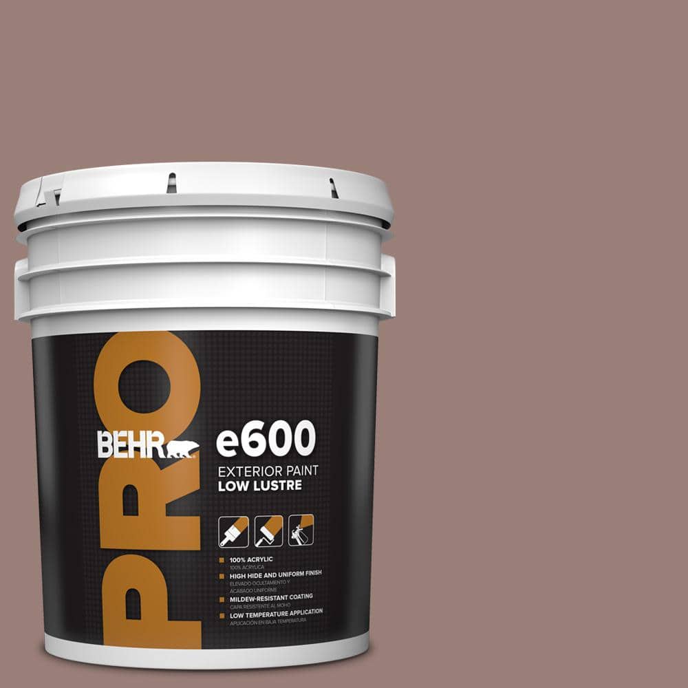 BEHR PRO 5 gal. #180F-5 Cougar Low Luster Exterior Paint