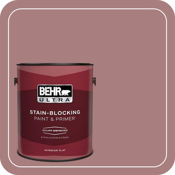 BEHR PREMIUM PLUS 1 gal. #140F-4 Bedford Brown Semi-Gloss Enamel Low Odor Interior Paint & Primer (4)