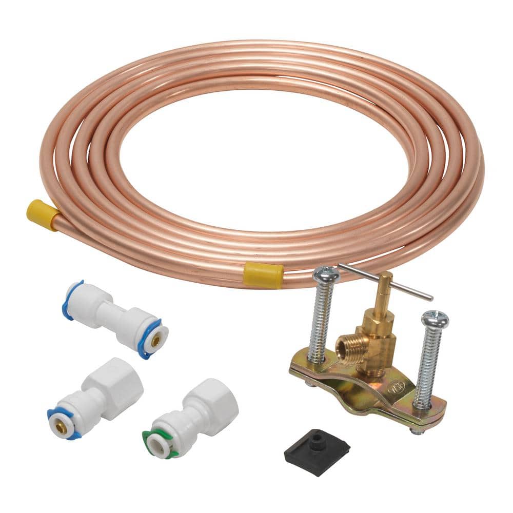 Everbilt 1/4 in. PTC x 1/4 in. PTC x 15 ft. Copper Ice Maker Kit (3)