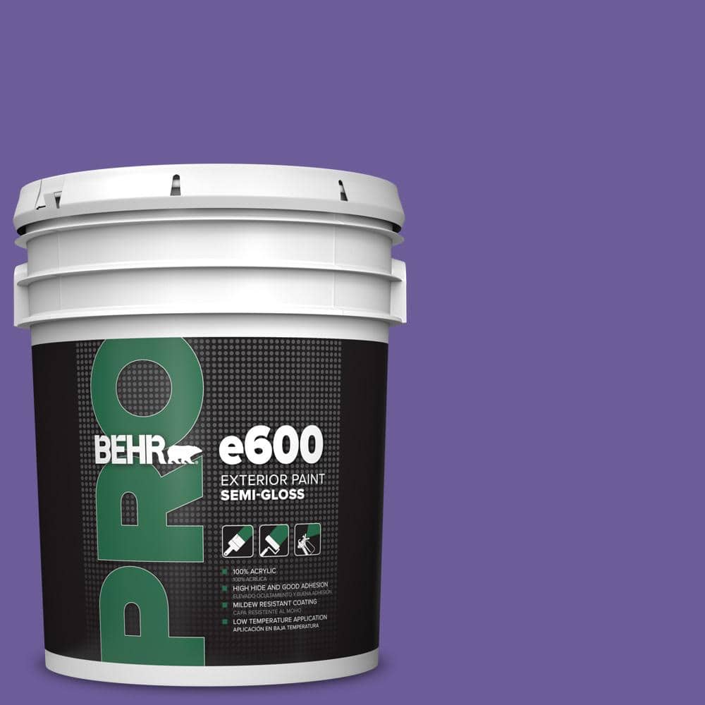 BEHR PRO 5 gal. #P560-6 Just a Fairytale Semi-Gloss Exterior Paint