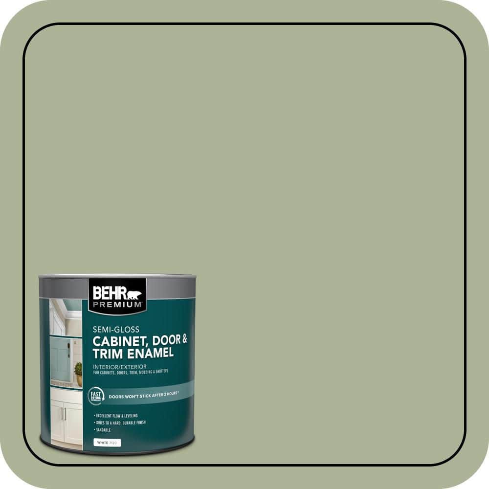 BEHR PREMIUM 1 qt. #HDC-CT-28 Cottage Hill Semi-Gloss Enamel Interior/Exterior Cabinet, Door & Trim Paint