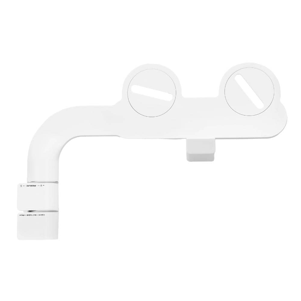 Bunpeony Bidet Attachment for Toilet, Self-Cleaning Dual Nozzle Bidet with Adjustable Water Pressure, White (1)