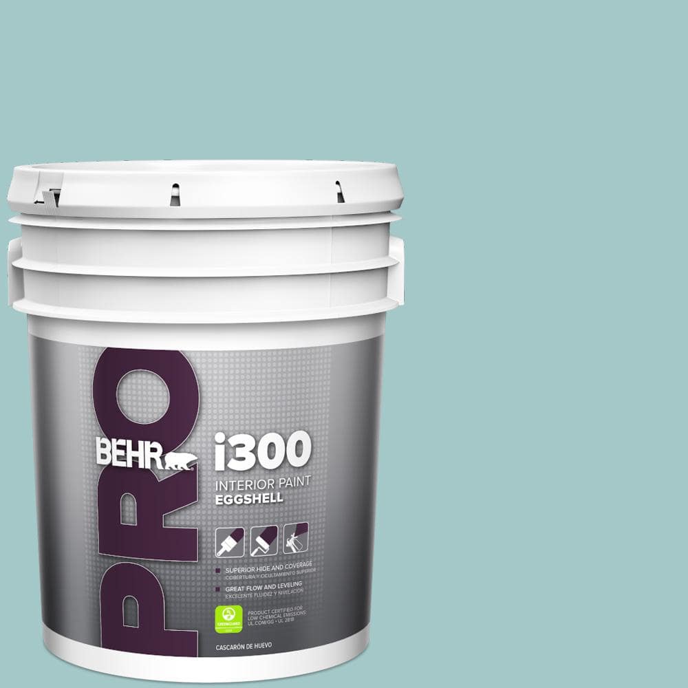 BEHR PRO 5 gal. #PPU13-10 Ocean Boulevard Eggshell Interior Paint