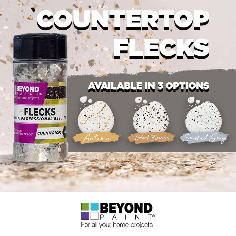 BEYOND PAINT Countertop Kit and Oxford Bronze Flecks (3)