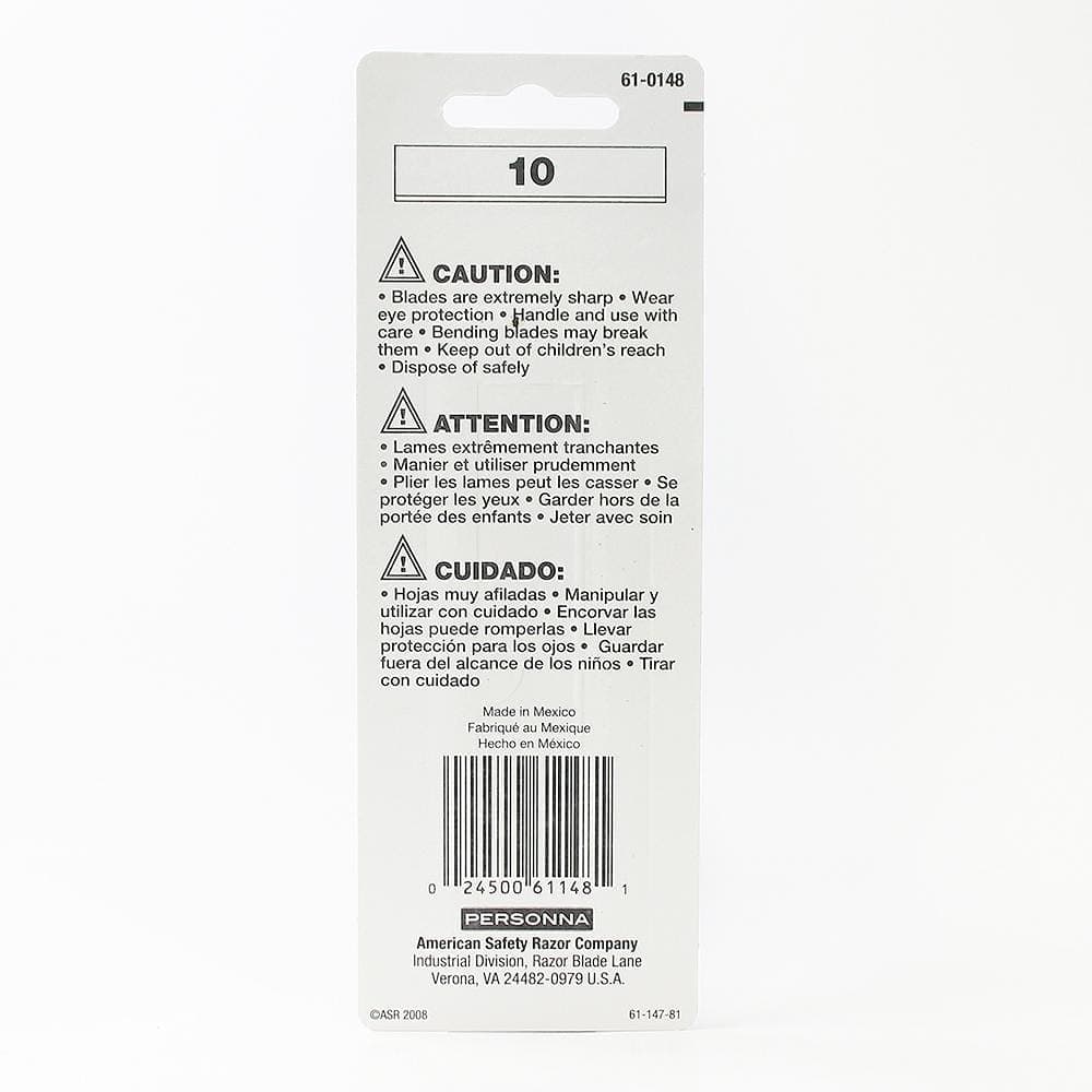 Personna 4 in. Stripper Blades (10-Pack) (4)
