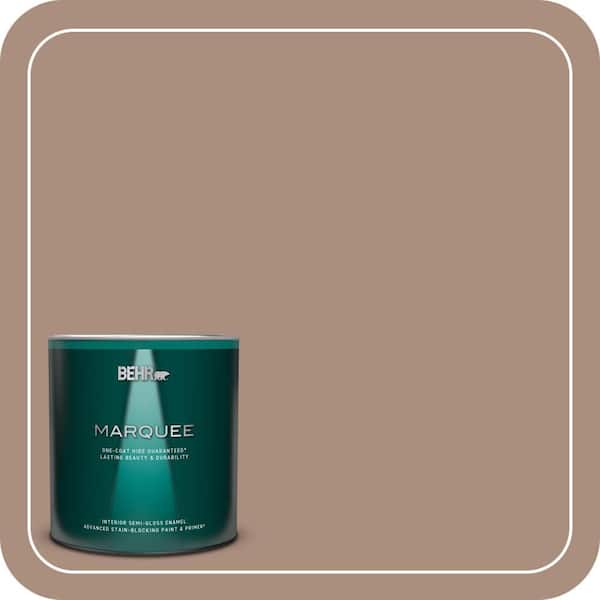 BEHR PREMIUM PLUS #BNC-13 Cozy Cocoa Enamel Interior Stain-Blocking Paint and Primer (4)