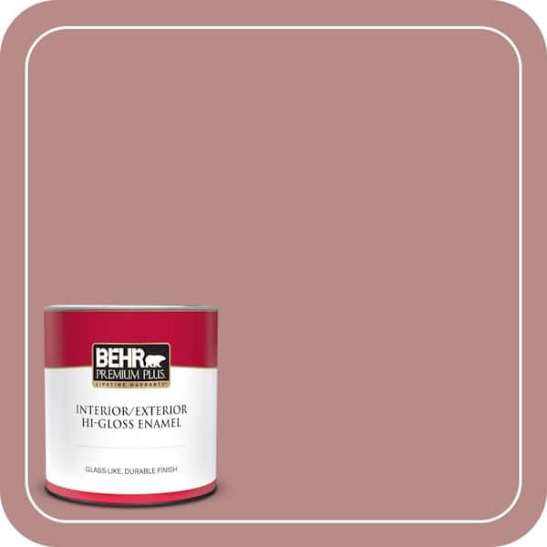 BEHR PREMIUM PLUS #150F-4 Victorian Mauve Enamel Low Odor & Primer (4)