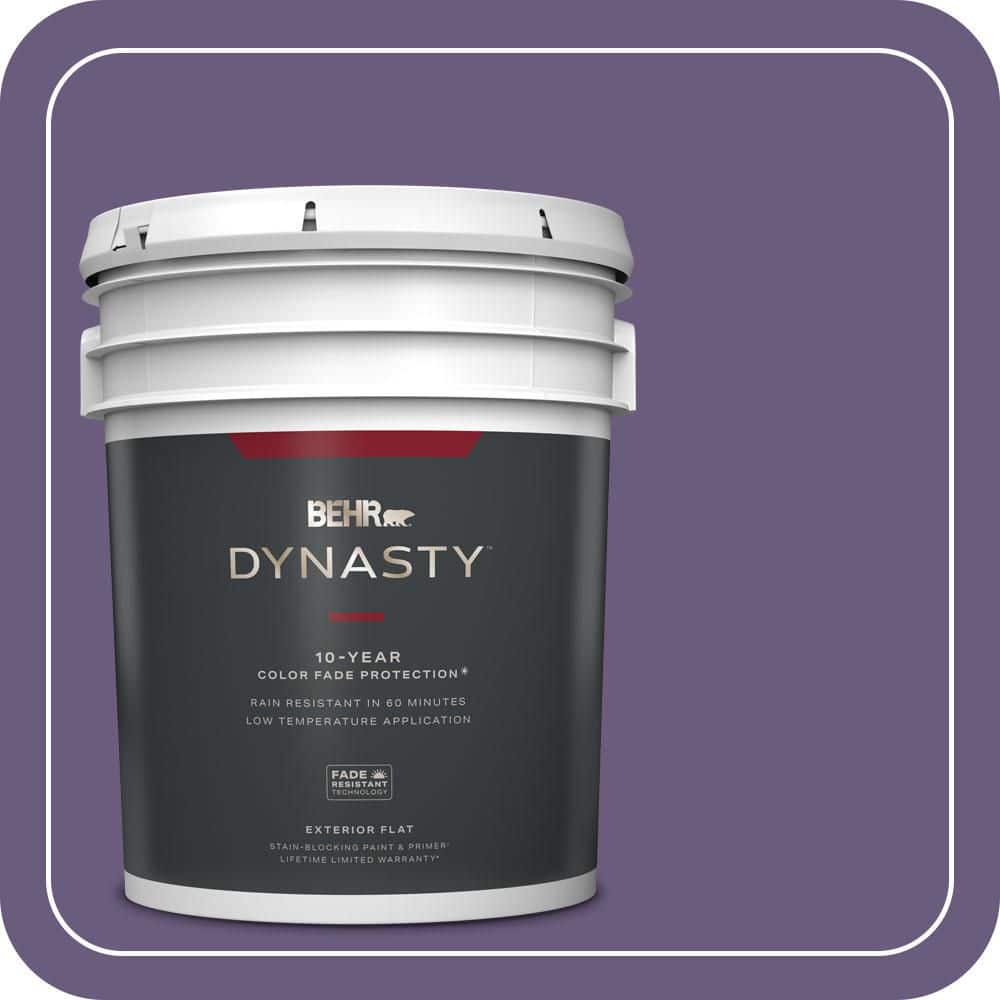 BEHR DYNASTY 5 gal. #M560-6 Napa Winery Flat Exterior Stain-Blocking Paint & Primer