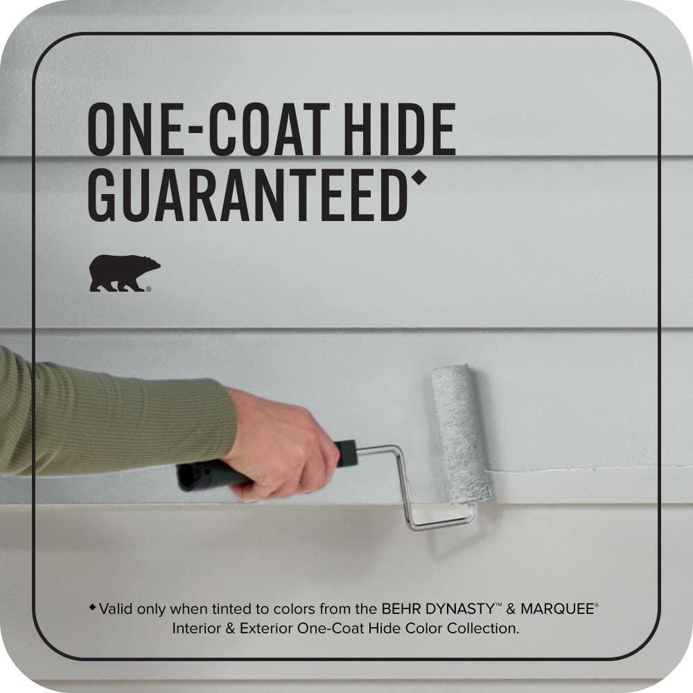 BEHR MARQUEE 1 gal. #N450-2 Zero Gravity Flat Exterior Paint & Primer (3)