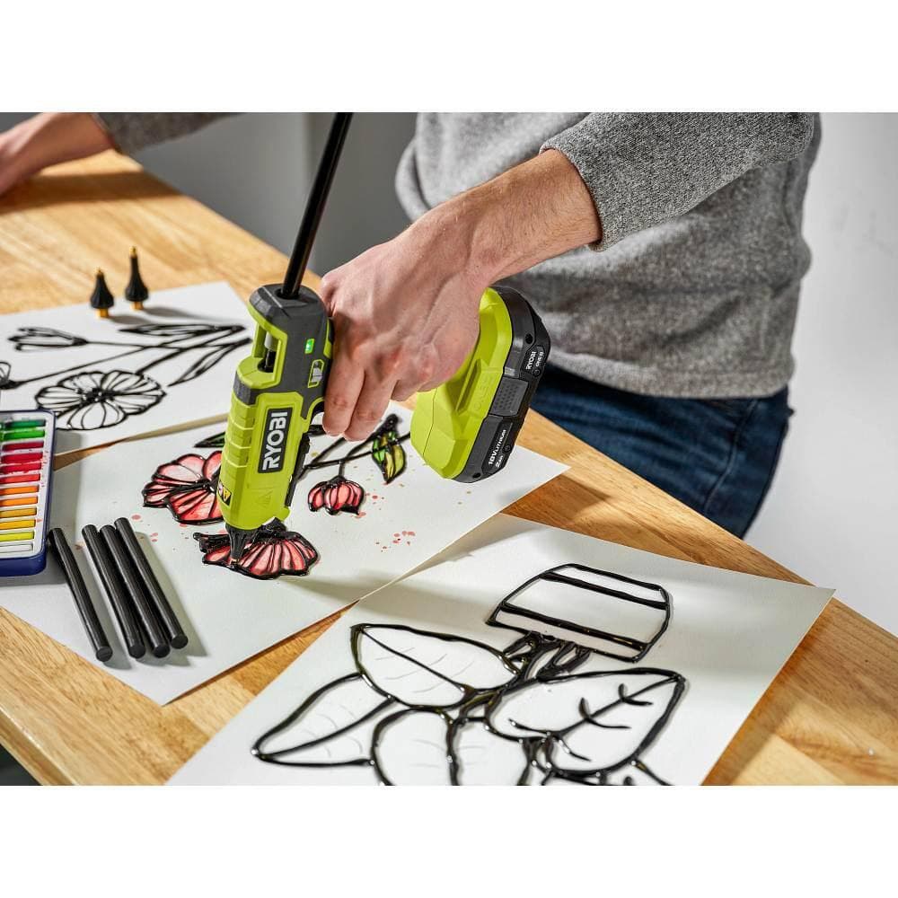 RYOBI All Purpose Full Size Black Glue Sticks (3)
