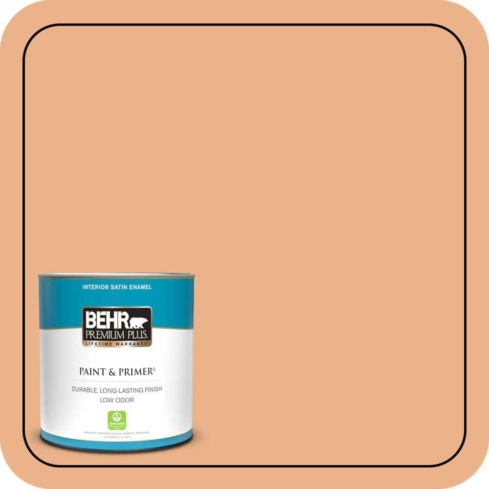 BEHR PREMIUM PLUS #M220-4 Trick or Treat Enamel Low Odor & Primer (1)