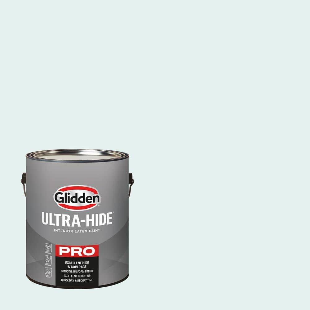 Glidden Ultra-Hide 1 Gal. PPG1234-1 Aqua Tint Satin Interior Paint