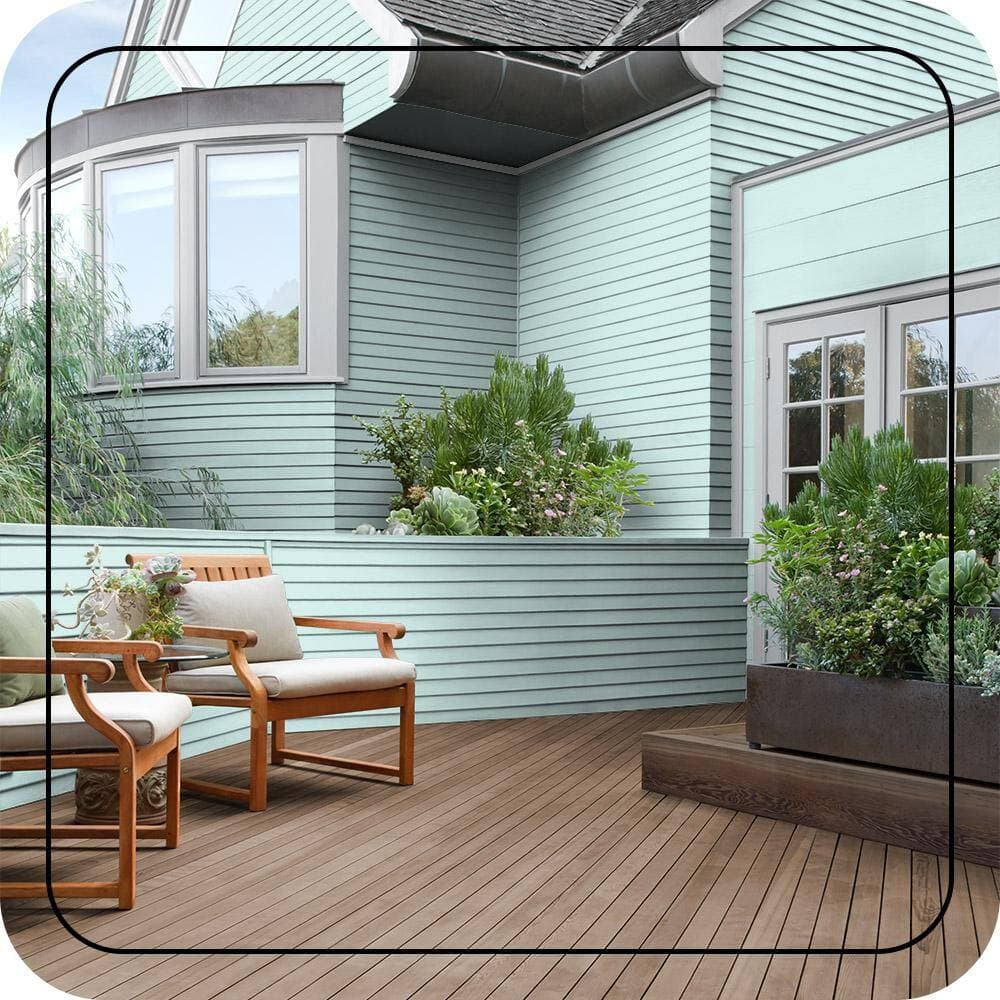 BEHR #510C-1 Color House and Fence Exterior Wood Stain (3)