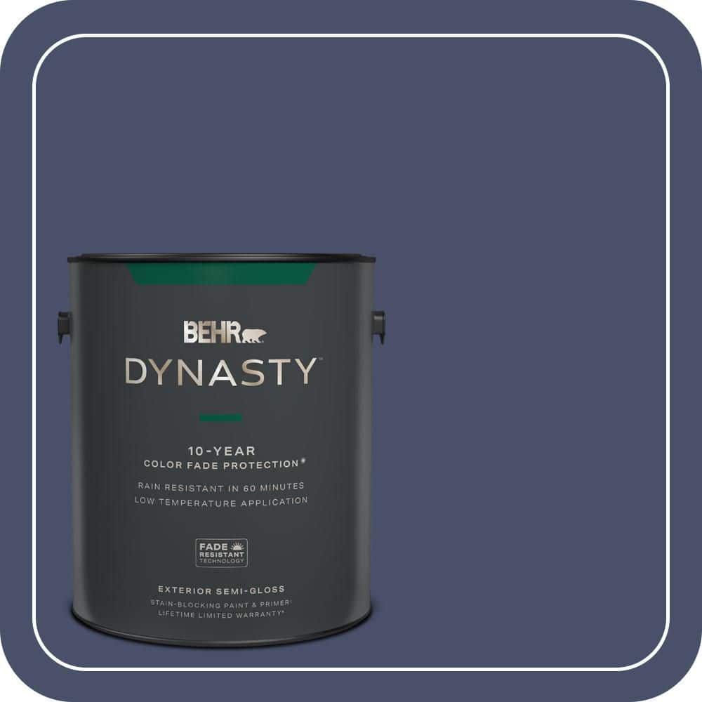 BEHR DYNASTY 1 gal. #PPU15-18 Vintage Velvet Semi-Gloss Exterior Stain-Blocking Paint & Primer