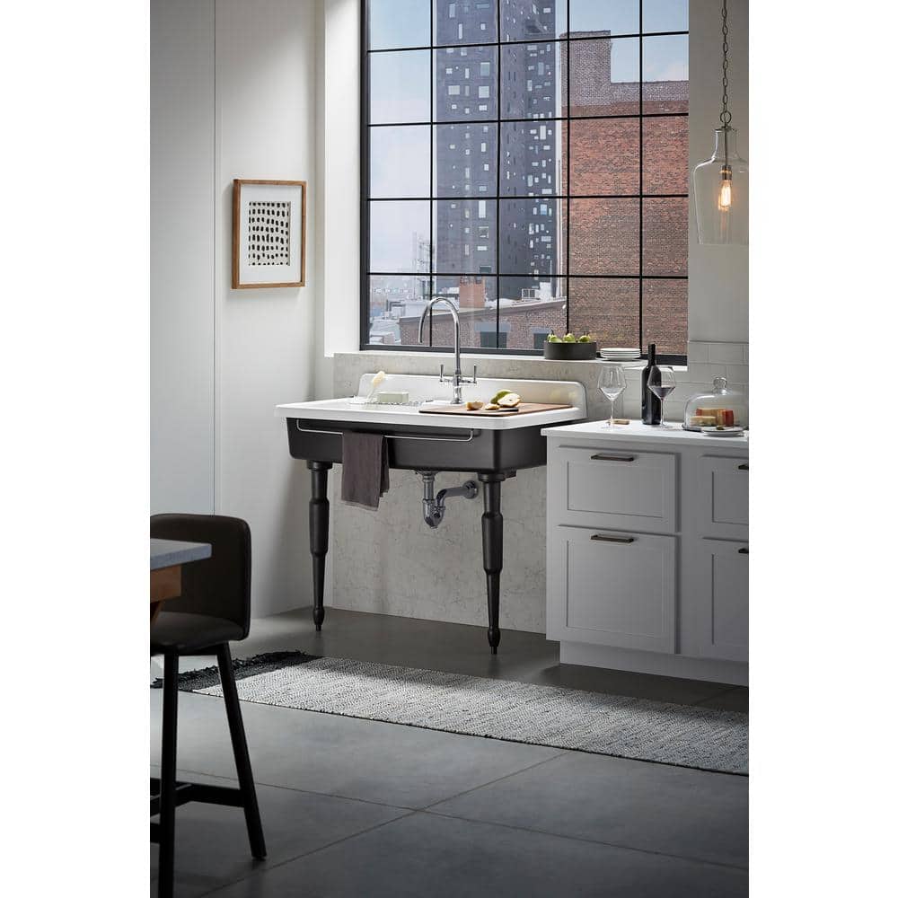 KOHLER Farmstead Contemporary Legs in Iron Black (3)