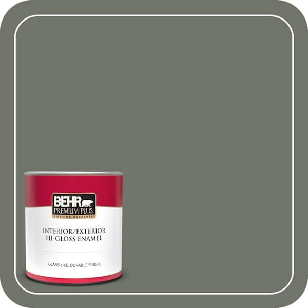 BEHR PREMIUM PLUS #BXC-72 Evergreen Trail Interior/Exterior Paint & Primer Color Sample (4)
