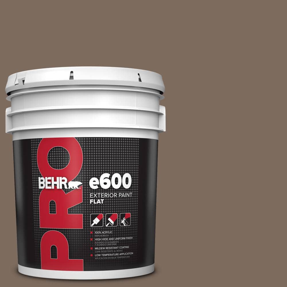 BEHR PRO 5 gal. #QE-23 Chalet Flat Exterior Paint