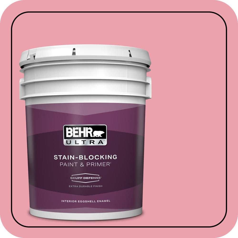 BEHR ULTRA 5 gal. #P150-3 Pinque Extra Durable Eggshell Enamel Interior Paint & Primer