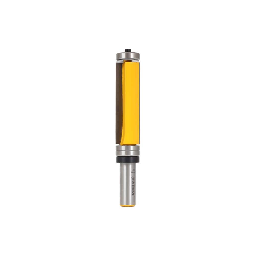 Yonico Top and Bottom Bearing Flush Trim 2-1/2 in. L 1/2 in. Shank Carbide Tipped Router Bit (1)