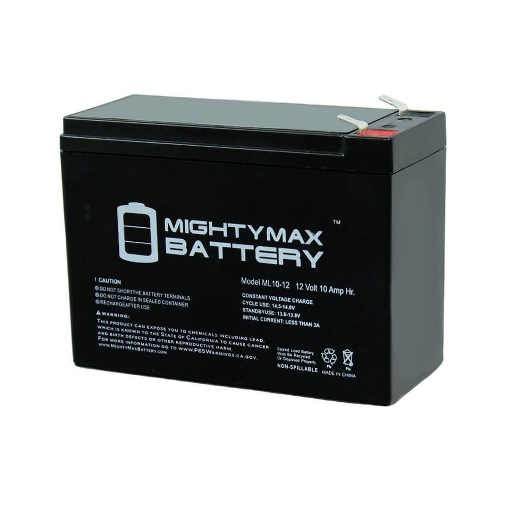 MIGHTY MAX BATTERY 12-Volt 10Ah Scooter Battery for Enduring 6 DZM 10,6DZM10 (1)