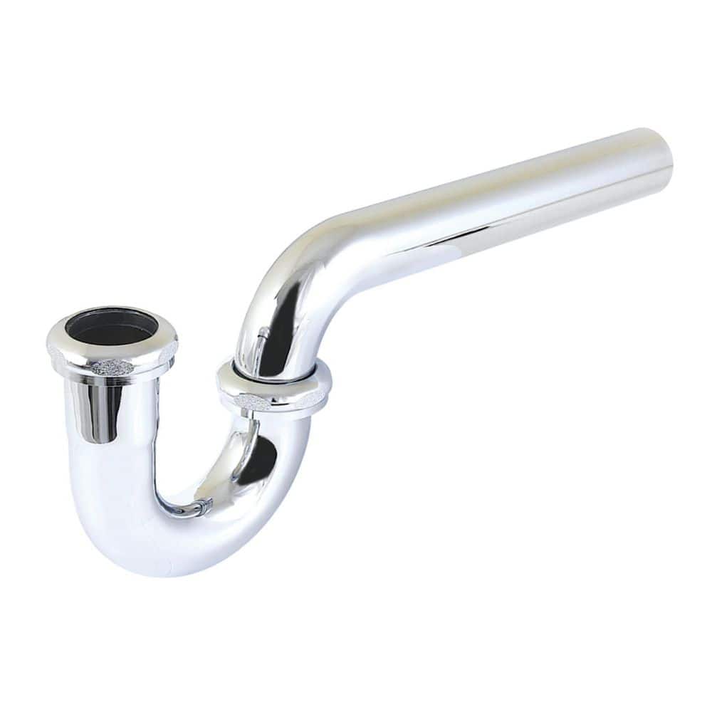 Kingston Brass Made To Match 1-1/2 in. 18-Gauge Brass Decor P-Trap in Polished Chrome (1)