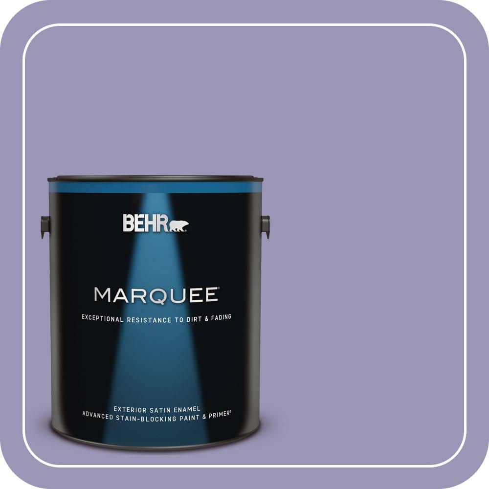 BEHR MARQUEE 1 gal. #640D-5 June Berry Satin Enamel Exterior Paint & Primer