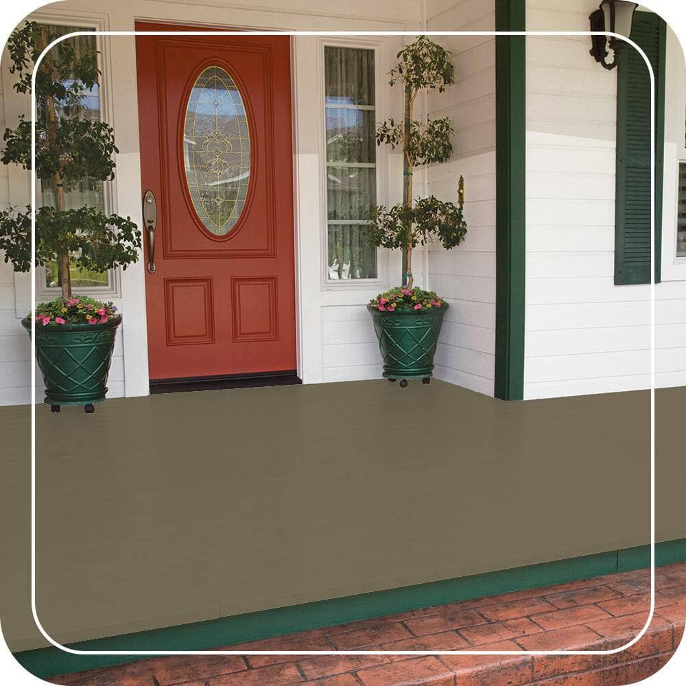 BEHR PREMIUM #N340-6 Low-Lustre Enamel Interior/Exterior Porch and Patio Floor Paint (2)