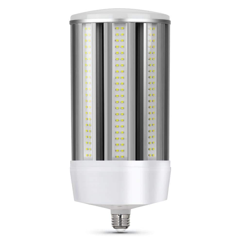 Feit Electric 1000-Watt Equivalent Corn Cob E26 with E39 Mogul Adapter High Lumen HID Utility LED Light Bulb Daylight (5000K)