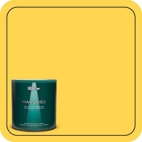 BEHR PREMIUM PLUS #370B-6 Vibrant Enamel Low Odor & Primer (3)