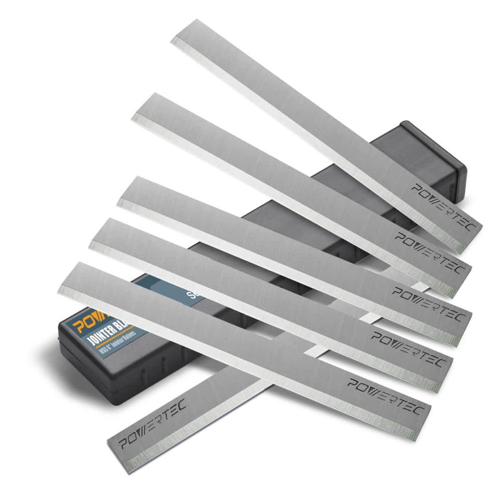 ‎POWERTEC 6 in. Jointer Knives for Delta 37-658 37-190 37-195 37-205 37-220 37-275X, Jet 708457K JJ-6CS (6-Pack)