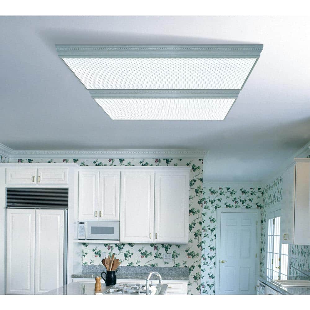 OPTIX 23.75 in. x 47.75 in. White Acrylic Light Panel (4)