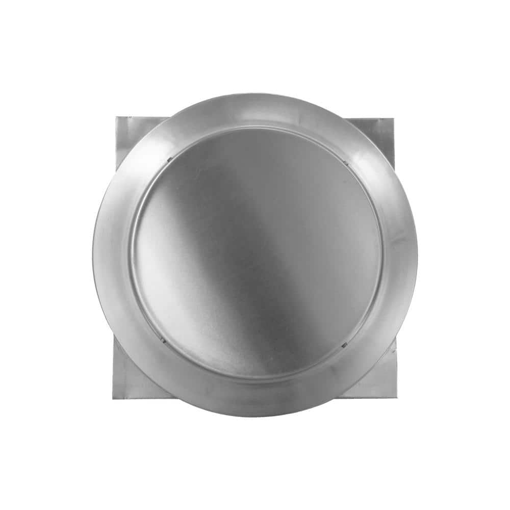 Active Ventilation 12 in. Dia. Aluminum Round Back Roof Vent with Curb Mount Flange in Mill Finish (3)