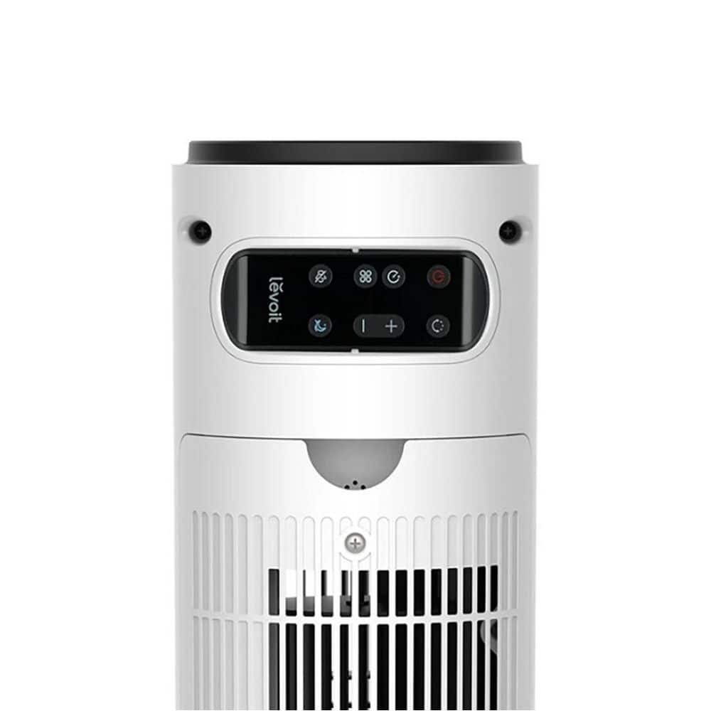 LEVOIT Classic 42 in. 12 Fan Speeds Tower Fan in White with Smart Control, Oscillation, Auto Mode and Advanced Sleep Mode (3)