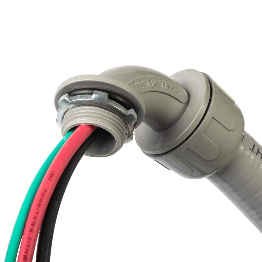 Bergen Industries 3/4 in. 8/2 and 10/1 Non-Metallic Flexible Liquidtight A/C Electrical Whip (1-Pack) (2)