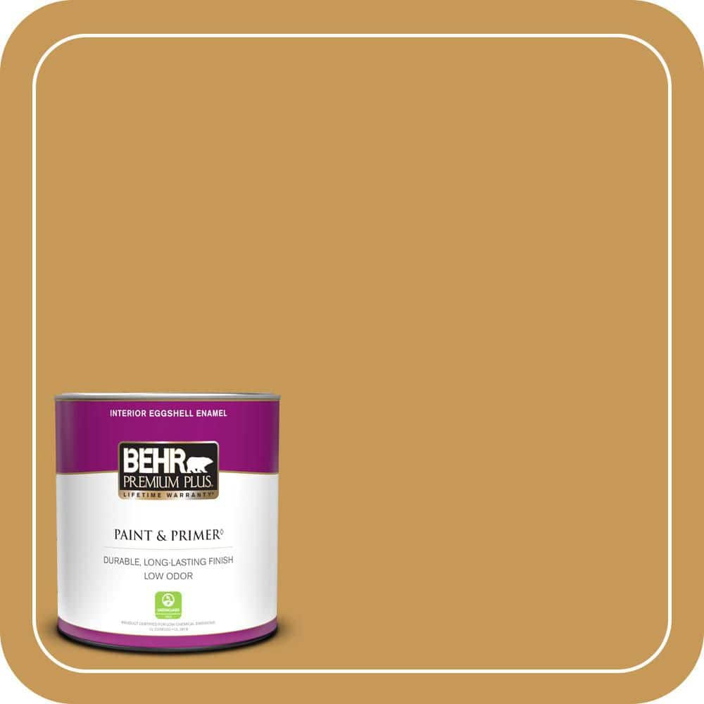 BEHR PREMIUM PLUS #PMD-104 Amber Glass Enamel & Primer Color Sample