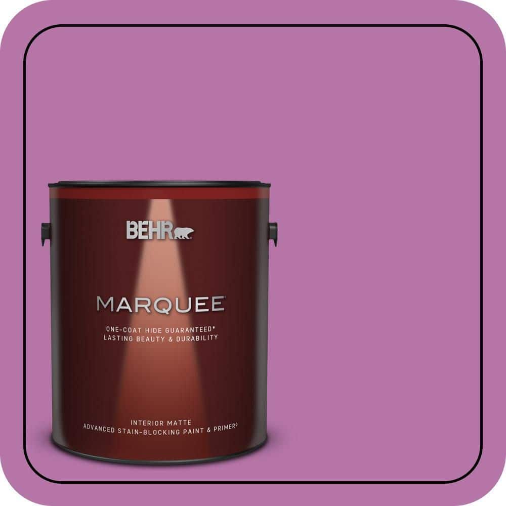 BEHR MARQUEE 1 gal. #P110-5A Eccentric Magenta Matte Interior Paint & Primer