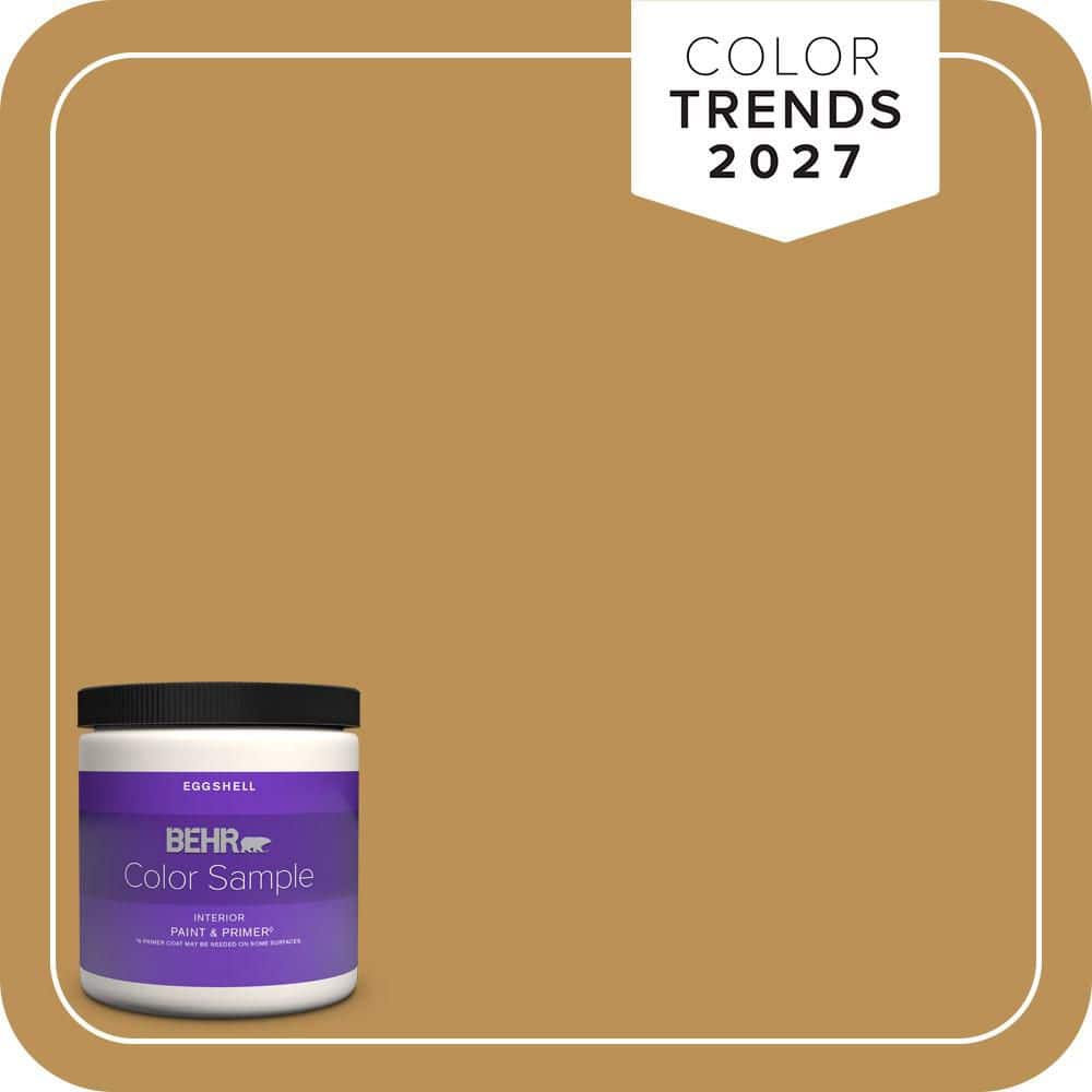 BEHR PREMIUM PLUS 8 oz. #MQ4-07 Radiance Eggshell Enamel Interior Paint & Primer Color Sample