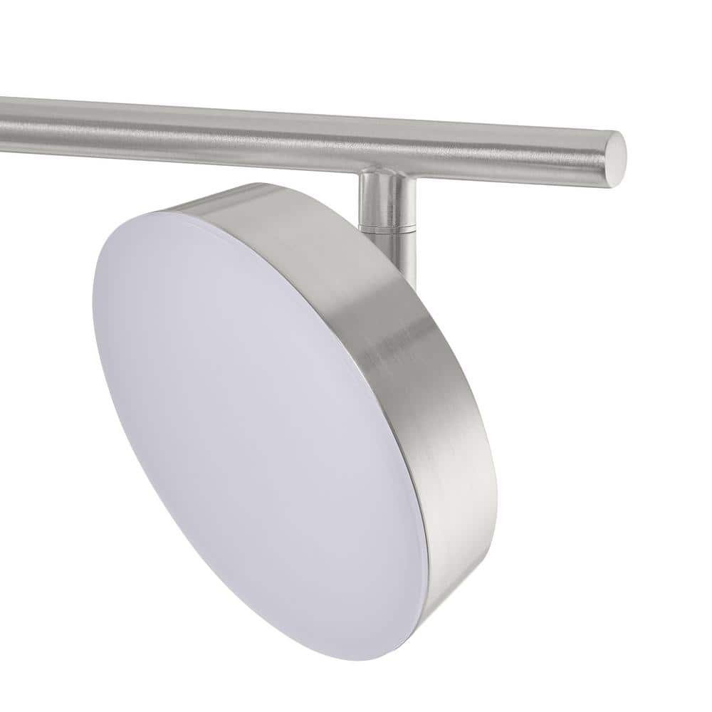 Hampton Bay 2.2 ft. 4-Light Matte Black Hard Wired Flexible Track Lighting Kit with Center Swivel Bar and Pinhole Head Shades (4)