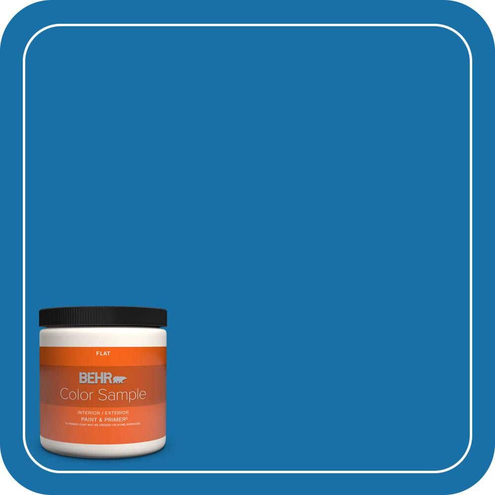 BEHR PREMIUM PLUS #560B-7 Cerulean Enamel Low Odor & Primer (1)