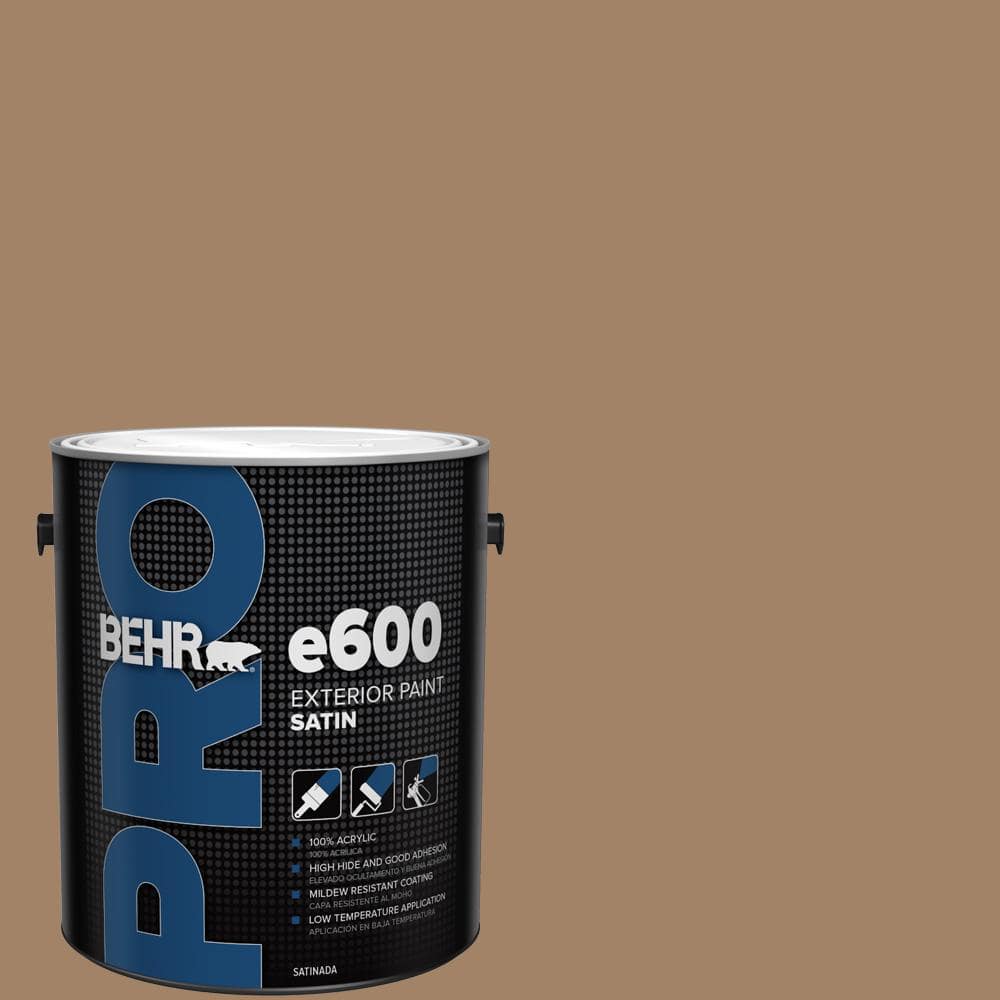 BEHR PRO 1 gal. #280F-5 New Chestnut Satin Exterior Paint