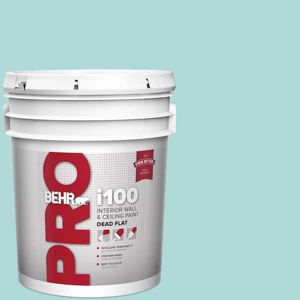 BEHR PRO 5 gal. #510C-3 Rivers Edge Dead Flat Interior Paint (2)