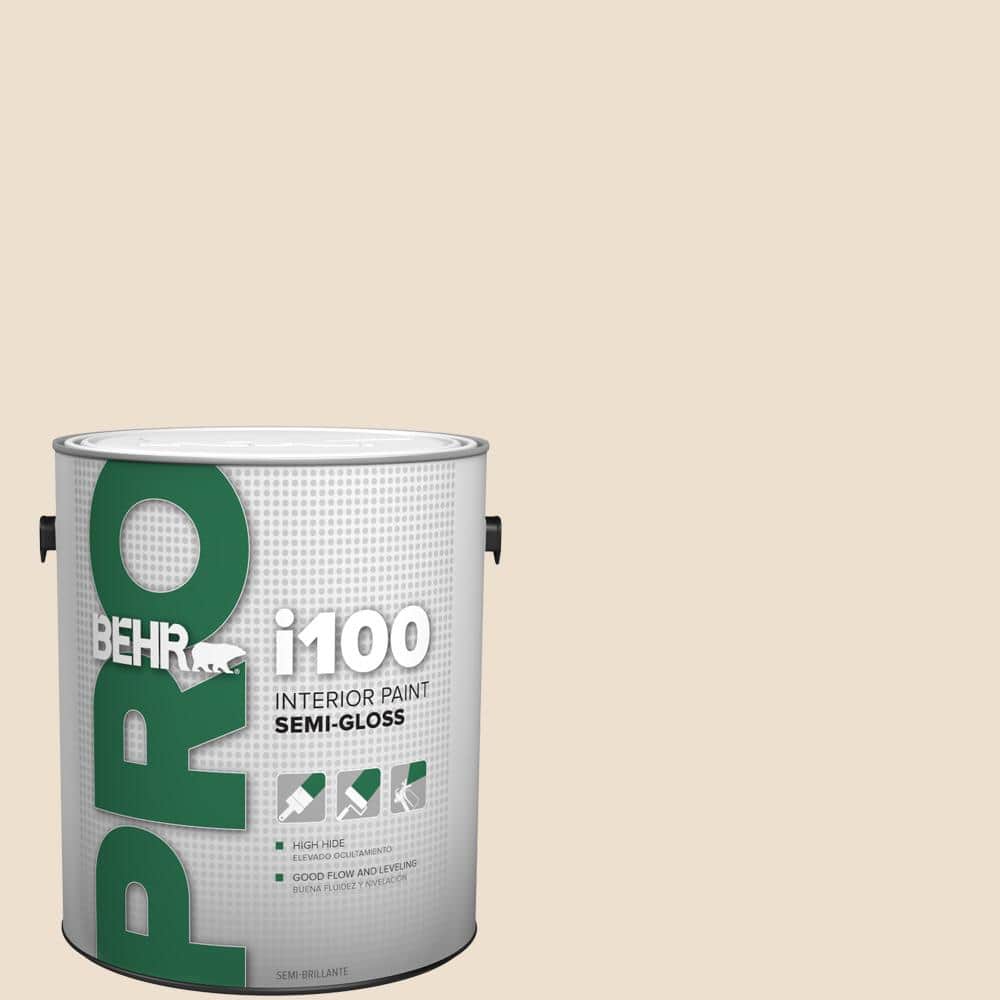 BEHR PRO 1 gal. #ECC-40-2 Southwestern Sand Semi-Gloss Interior Paint