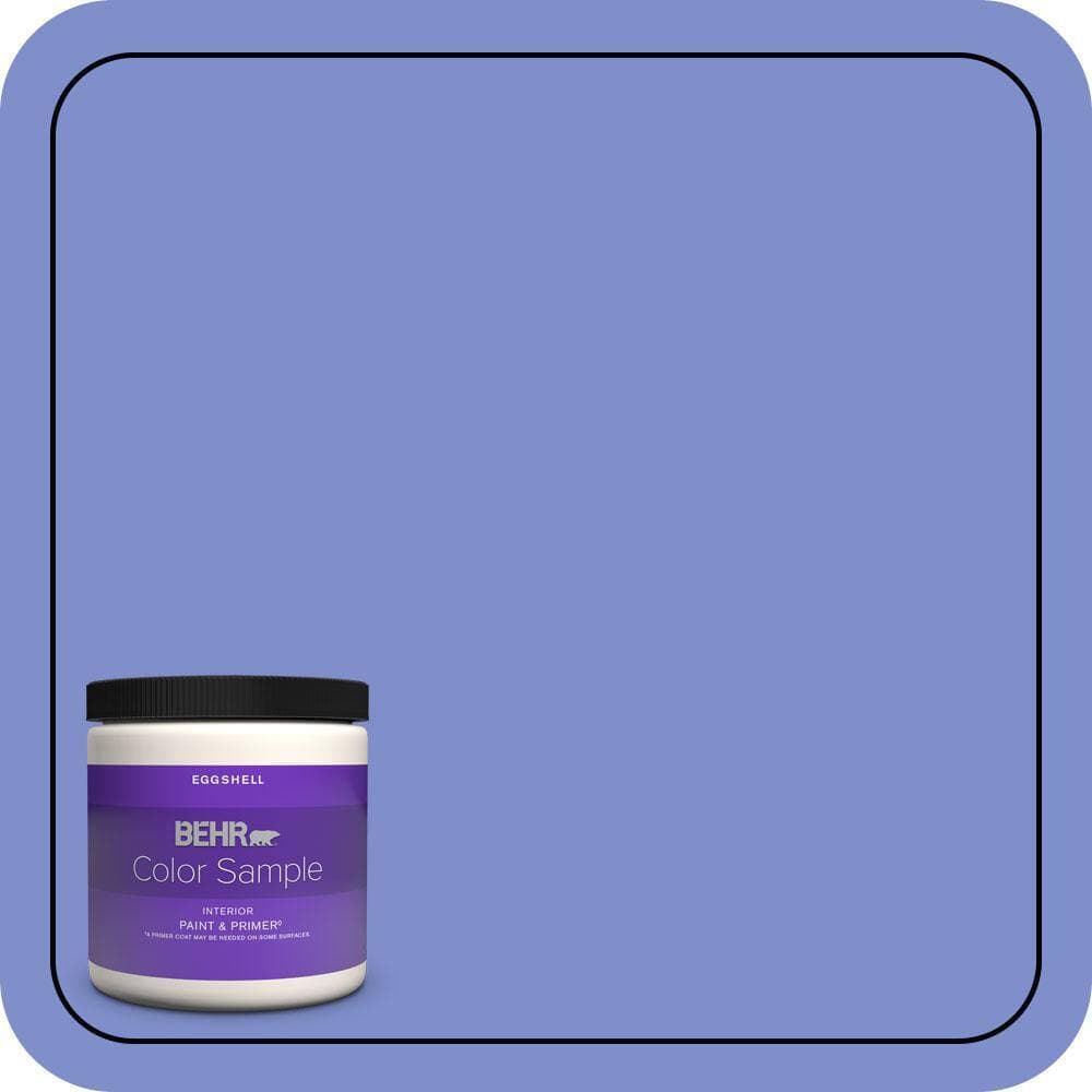 BEHR PREMIUM PLUS 8 oz. #P540-5 Pansy Garden Eggshell Enamel Interior Paint & Primer Color Sample