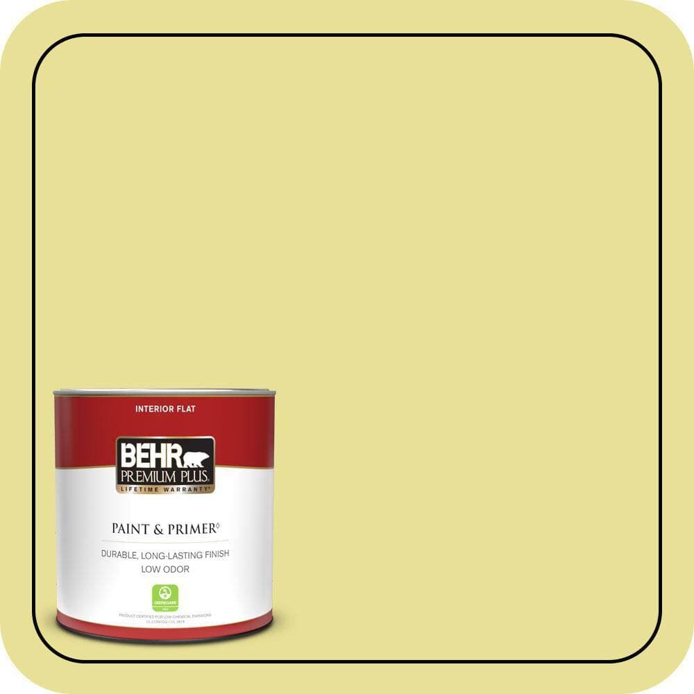 BEHR PREMIUM PLUS #P340-3 Reviving Green Enamel Low Odor & Primer (1)