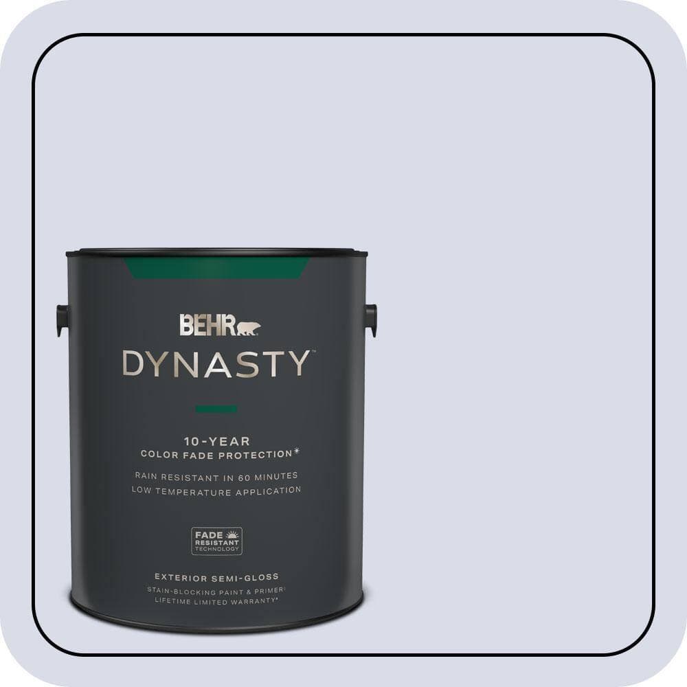 BEHR DYNASTY 1 gal. #630C-2 Sweet Harbor Semi-Gloss Exterior Stain-Blocking Paint & Primer